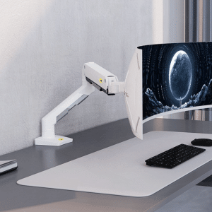 Ergoflex Monitor Desk mount for 27" - 49" screens - White (G50)